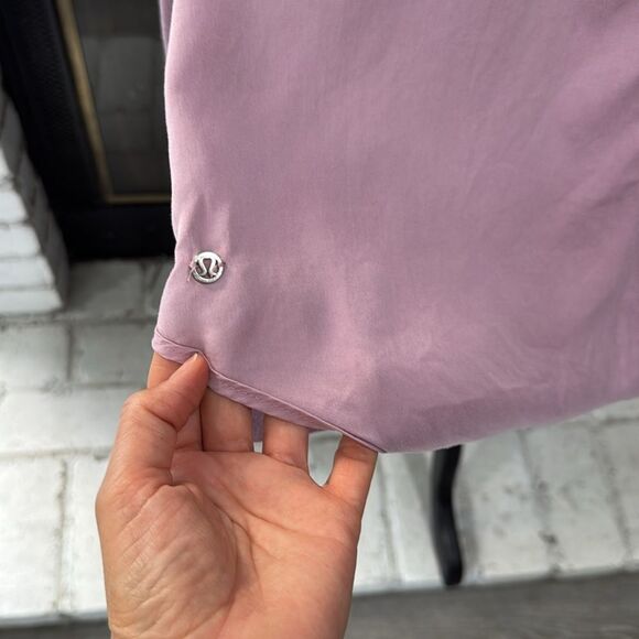 LULULEMON STILL AT EASE PULLOVER Sweater SIZE 4 LAVENDER Long Sleeve Crew Neck - Picture 4 of 10